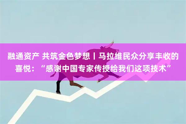 融通资产 共筑金色梦想丨马拉维民众分享丰收的喜悦：“感谢中国专家传授给我们这项技术”